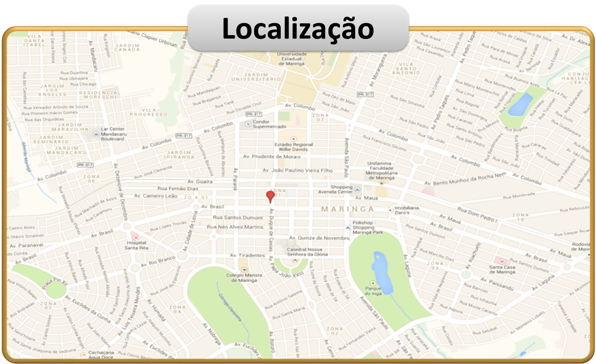 Mapa de localização